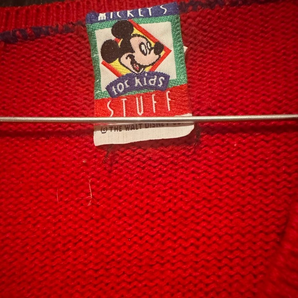 Vintage Disney's Mickey Mouse Baseball Cardigan - Picture 2 of 3